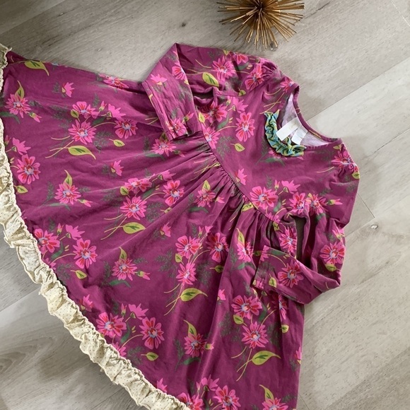 Matilda Jane paint by‎ numbers blossoms size 6 purple floral stretchy - Picture 6 of 8